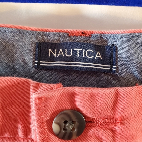 Nautica Men's Sailor Red Flat Front Classic Fit Deck Shorts 42W NWT - Picture 2 of 9